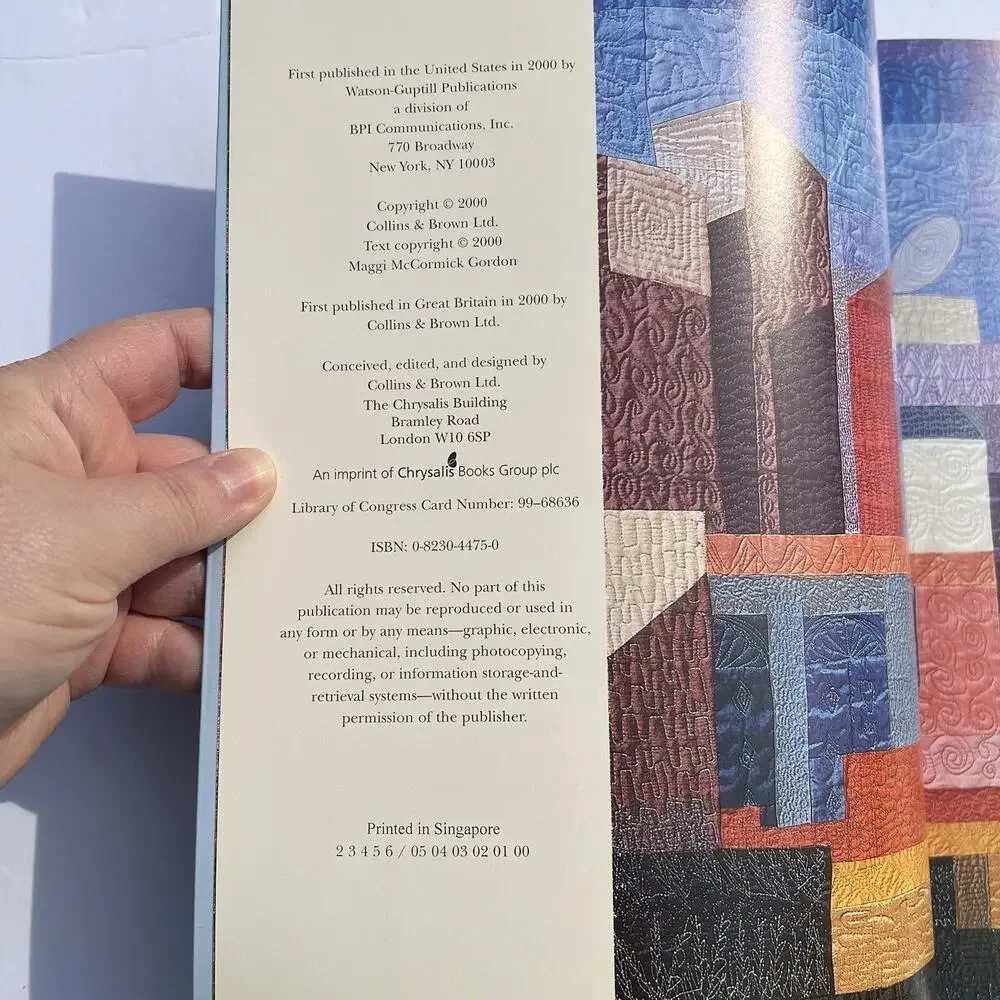 Pictorial Quilting Paperback By Maggi Mccormick Gordon Pattern Sewing Book